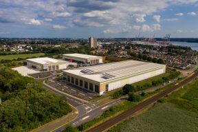 Aerial Film Industrial Estate Southampton Aerial Photo M271