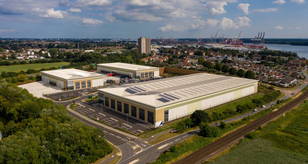 Aerial Film Industrial Estate Southampton Aerial Photo M271