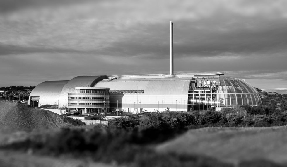 High level photo of Newhaven incinerator