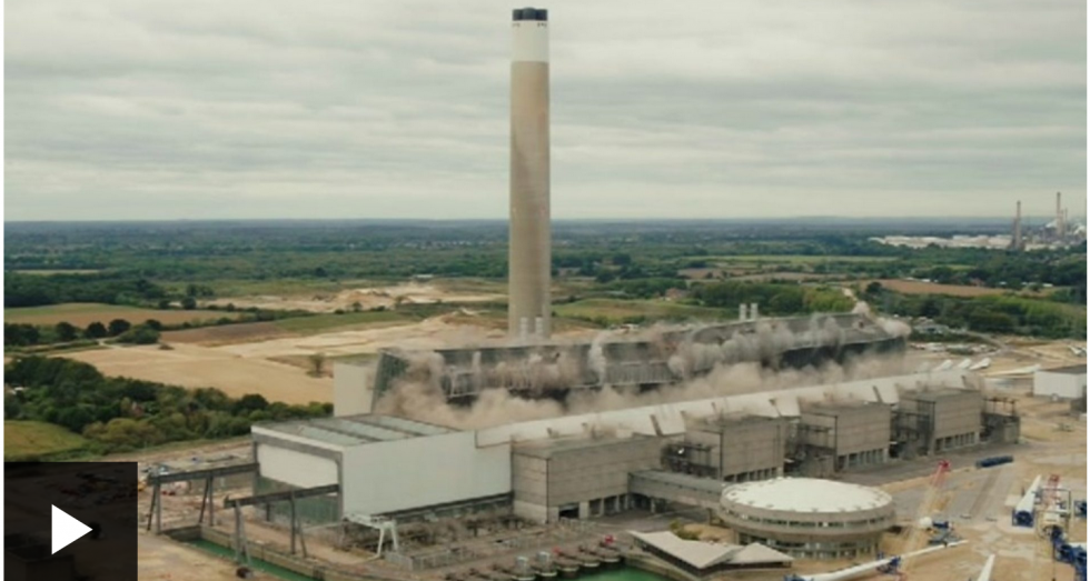 Fawley Power Station Demolition